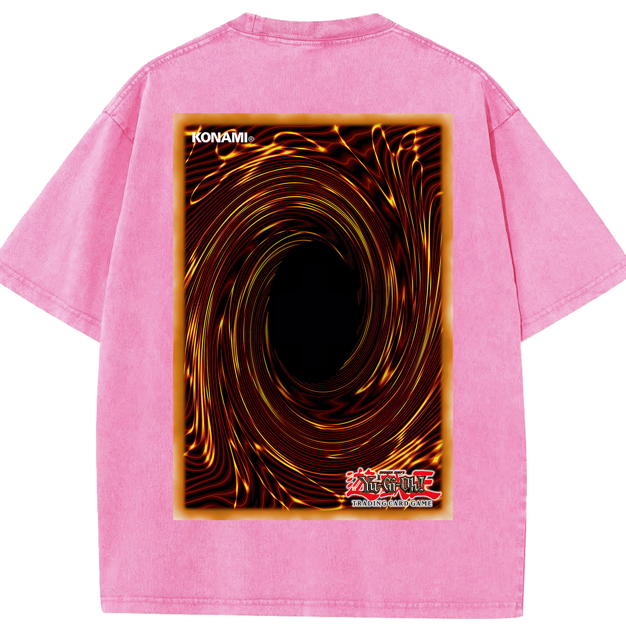 （画像用） 遊☆戯☆王 Yu-Gi-Oh! 綿100% ヴィンテージ風 半袖Tシャツ（背面プリント）
